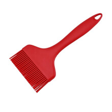 Silicone Basting Brush Large, Extra-Wide Pastry And Kitchen Brush, Red, Oil Brush For Cooking, Grilling, Baking
