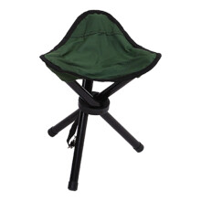 Portable Folding Stool Compact Triangular Camping Chair Lightweight Foldable Green Space-Saving Indoor And Outdoor Use