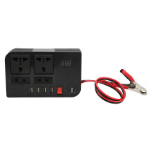 600W Modifizierter Sinuswellen-Wechselrichter 12V auf 220V Schwarzer Inverter