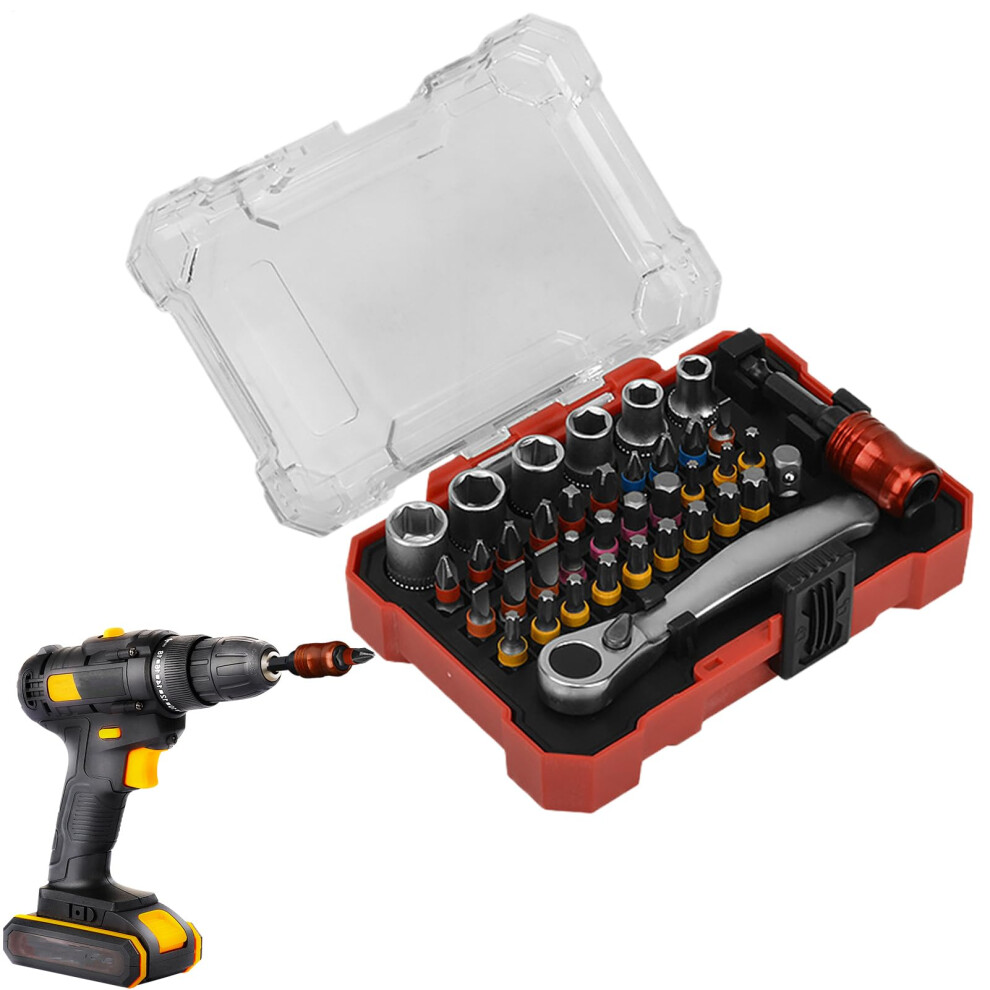Ratchet Screwdriver Set Magnetic, Multi-Bit, Ratcheting Screwdriver Tool For Car, Home, Motorcycle, Hvac, Automotive 9354506676896
