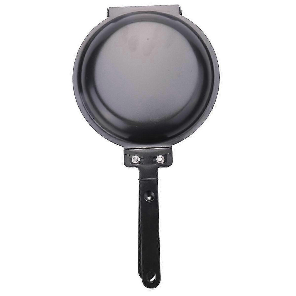 Kikidex (As Show, One Size) Diy Non-Stick Pan, Double-Sided Frying Pan Frying Pan Breakfast Pan, Gas And Induction Cooker Unive