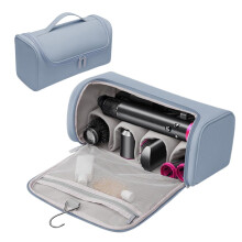 Travel Bag Large-Capacity Portable Organizer 12.2 X 5.39 X 2.28 In For Flat Irons, Curling Irons, Hair Dryers