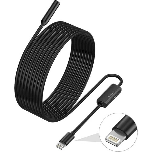 Iphone Endoscope, 7.9mm Lens Inspection Camera for Iphone and iPad