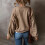 Perlenpullover für Damen, ärmellos, schulterfrei,-Grau XL 5