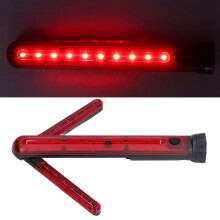 22LED Luce di avvertimento rossa 1800mAh, 30/16cm Principale/Laterale