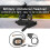 HD01 Casque militaire marron avec micro pour TK-3107 3