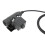 HD01 Casque militaire marron avec micro pour TK-3107 9