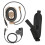 HD01 Casque militaire marron avec micro pour TK-3107 2