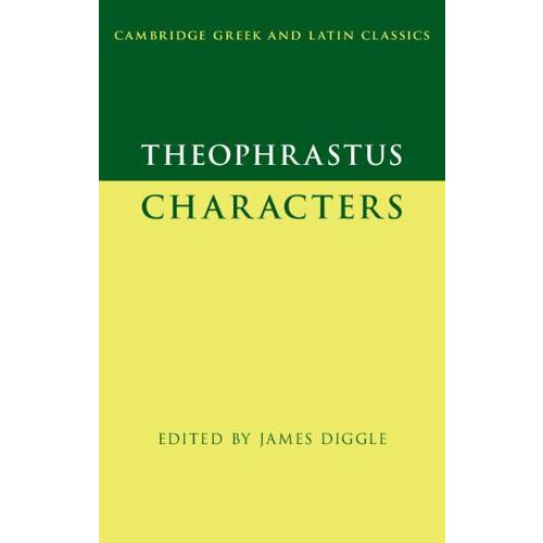 Theophrastus Characters Paperback Book