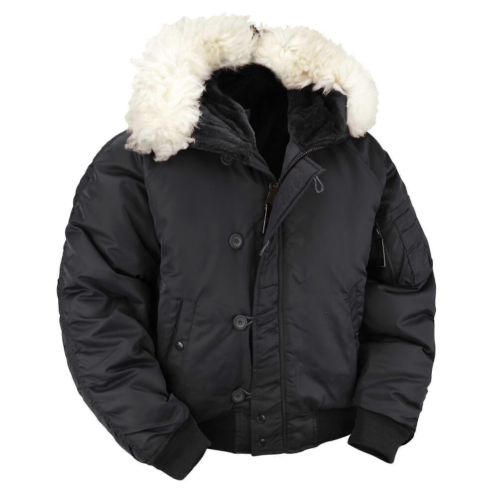 Kikidex (As Show, XX-Small) Army Military N2b Snorkel Bomber Flight Jacket