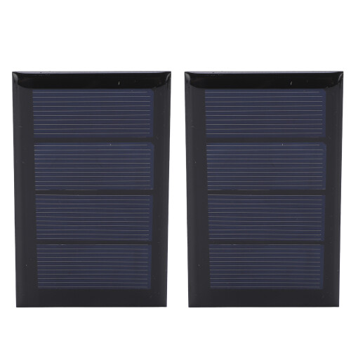 2Pcs 2V 210mA Polysilicon Mini Solar Panel 80x50mm for DIY Projects 1