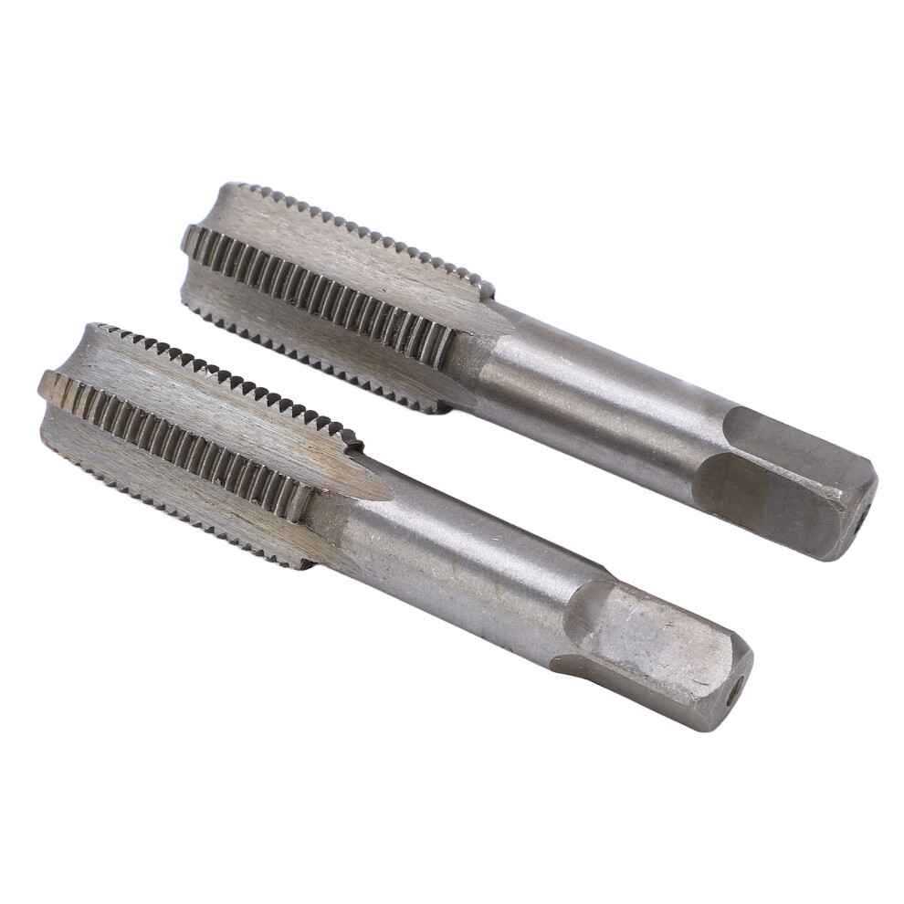 Straight Flute Tap Set 2 Pcs M14x1.5 High Speed Steel Metric Taps 4211357793125
