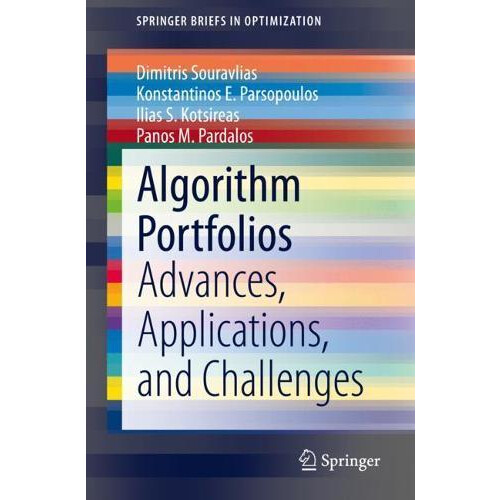 Algorithm Portfolios by Panos M. Pardalos Paperback Book