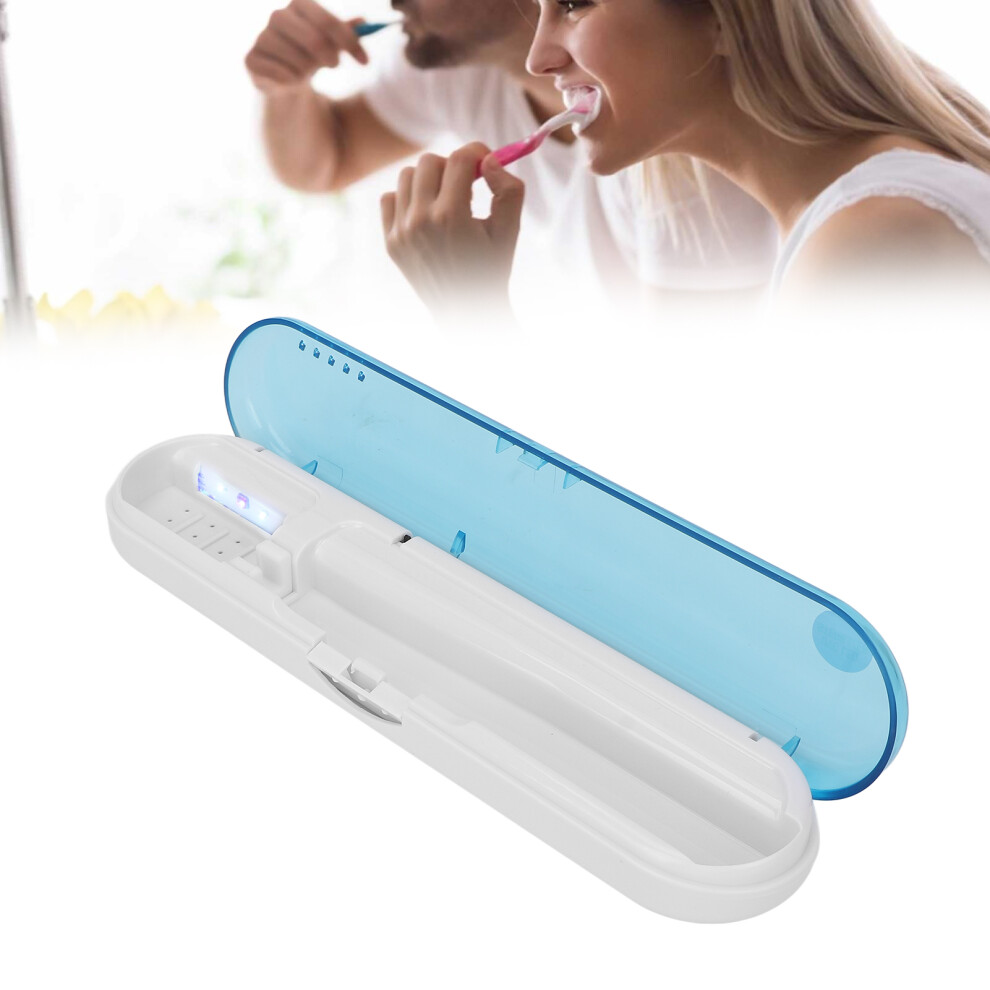 Blue Uv Toothbrush Cleaning Box Zl-08L Portable 5 Min Sanitizer