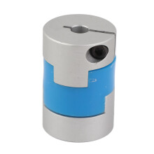 Flexible Wellenkupplung, Aluminium, Pflaume, D25