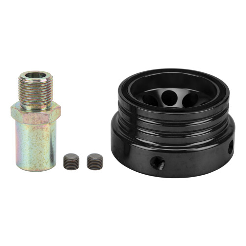 Aluminium-Ölfilterplattenadapter für GT86 2017+ Schwarz 1