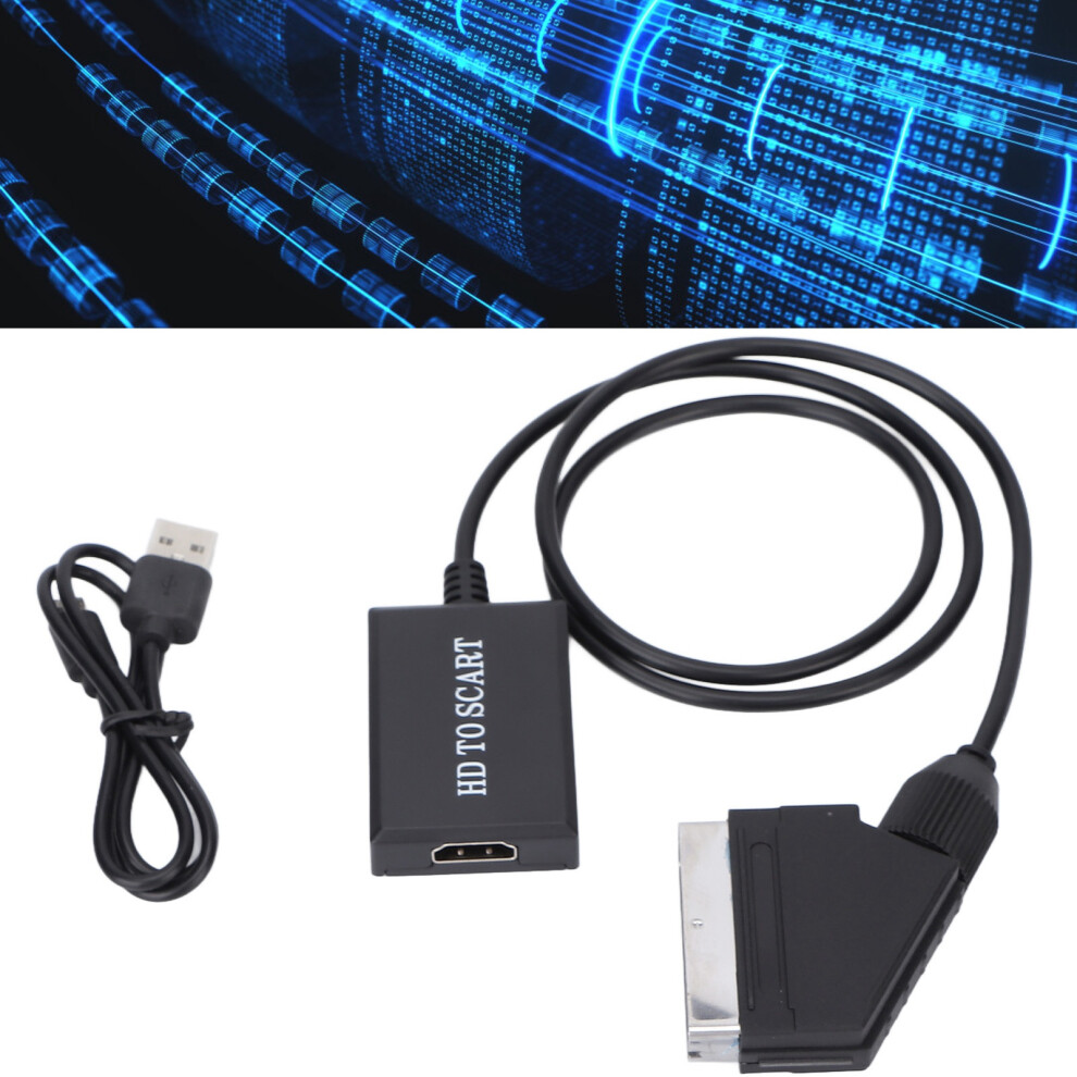 Hdmi To Scart Converter Hd Multimedia Interface Video Adapter Compatible 6921357795224