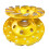 Diamant-Topfschleifscheibe, golden, 6 Löcher, 10