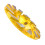 Diamant-Topfschleifscheibe, golden, 6 Löcher, 4