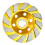 Diamant-Topfschleifscheibe, golden, 6 Löcher, 2
