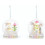 Valery Madelyn Décoration en bois avec éclairage LED 2 pièces 1
