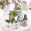 Valery Madelyn Décoration en bois avec éclairage LED 2 pièces 6