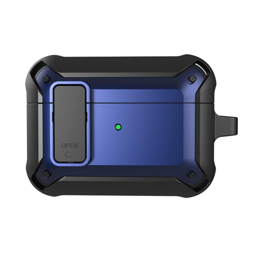 Silicone Case For Airpods 3 - Durable Shockproof Protective Cover With Drop Protection & Easy Charging Port Access For 3Rd Gen Blue 5906792642471