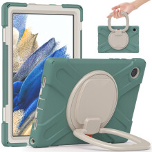 Étui pour iPad 9/8/7 10.2" Robuste avec Support Rotatif Vert