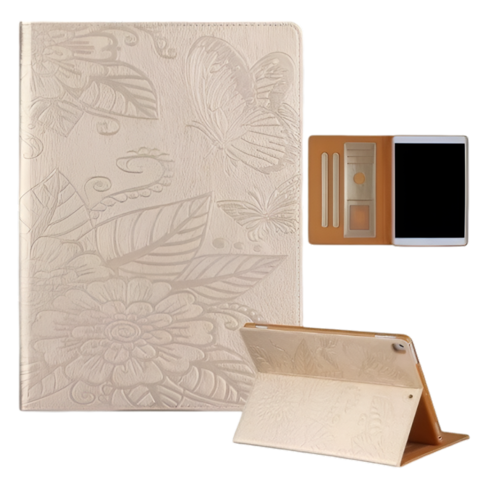 Magnetic Case For Ipad Air - Pu Leather Smart Folio Cover For Pro 11 & 10.9 Inch With Auto Sleep/Wake Function Gold 5906792648497
