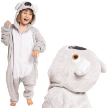 Pijama Infantil Kigurumi Onesie Disfraz Koala Gris 125-135 cm
