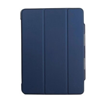 Étui à Rabat avec Emplacement pour Stylet pour iPad Air 4 2020 Marine
