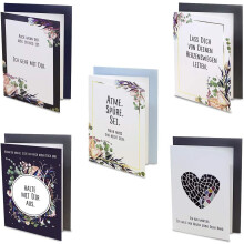Ensemble de Cartes de Condoléances Funéraires pour Enterrement 3x5pcs avec 15 Enveloppes