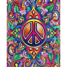 Kit de Peinture par Numéros Mandala DIY 40 x 50 cm