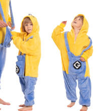 Pyjama enfant Kigurumi Combinaison Costume Minion Jaune 135-145