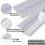 Burlete Autoadhesivo para Ventanas y Puertas, Impermeable, Elástico, 5.9 m, Blanco 4