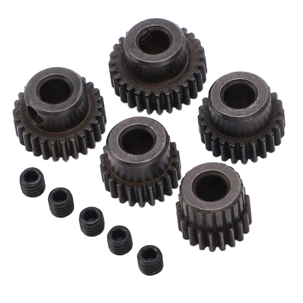 48Dp 5Pcs Rc Gear Pinion 20T-28T 5Mm Shaft For Monster 1/10 Truck 3461357797376