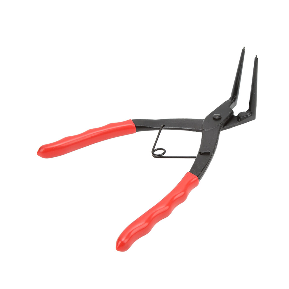 Long Nose 90 Bent Pliers Stainless Steel For Cylinder Snap Rings In Vehicles 9381357797852