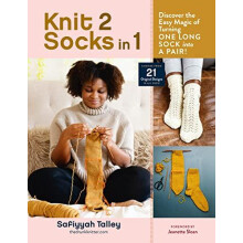 Knit 2 Socks in 1 by Safiyyah Talley Hardcover Book