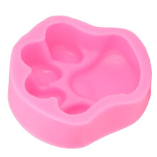 Rosa Silikon-Pfotenform zum Backen, Fondant DIY Dekoration 19-226
