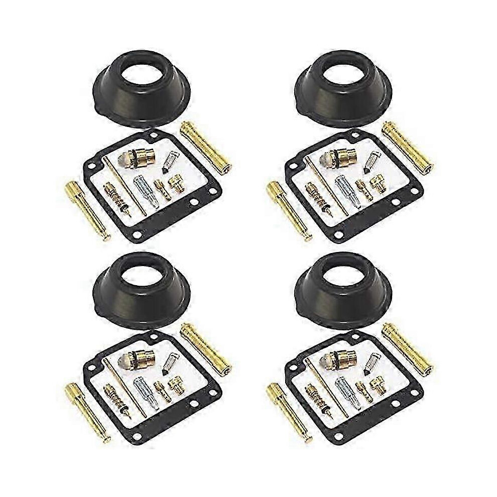 Kikidex (As Show, One Size) Carburetor Repair Kit Jet Needle Float Valve Pilot Screw Chamber Gasket Diaphragm For Xjr400 Xjr 40
