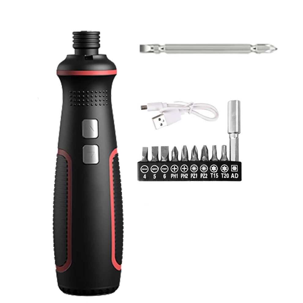 3.6V Small Cordless Electric Screwdriver - Rechargeable, Led Light, Bits Included, Compact For Home, Craft, Repairs 9354506677367