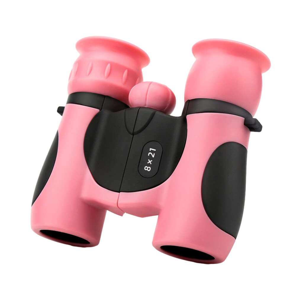Pink (Pink) Compact Field Glasses With High-Resolution Lenses For Ultra-Clear