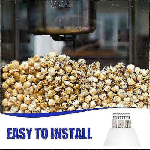 (As show, One size) Popcorn Machine Protector Panel Popcorn Machine Clear Panel Protective Popcorn Machine Plastic Baffle 2