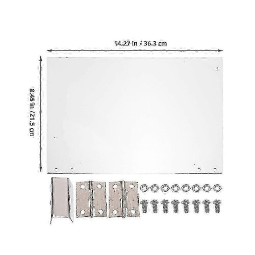 (As show, One size) Popcorn Machine Protector Panel Popcorn Machine Clear Panel Protective Popcorn Machine Plastic Baffle 1