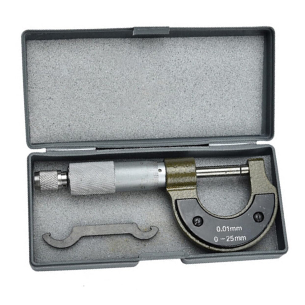 Micrometer Outside Educational Carbide-Tipped With Locking Clamp For Secure Measurement 9354506677701