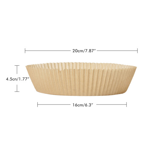 50/100 piezas de forros de pergamino 20164,5 cm blanco 2