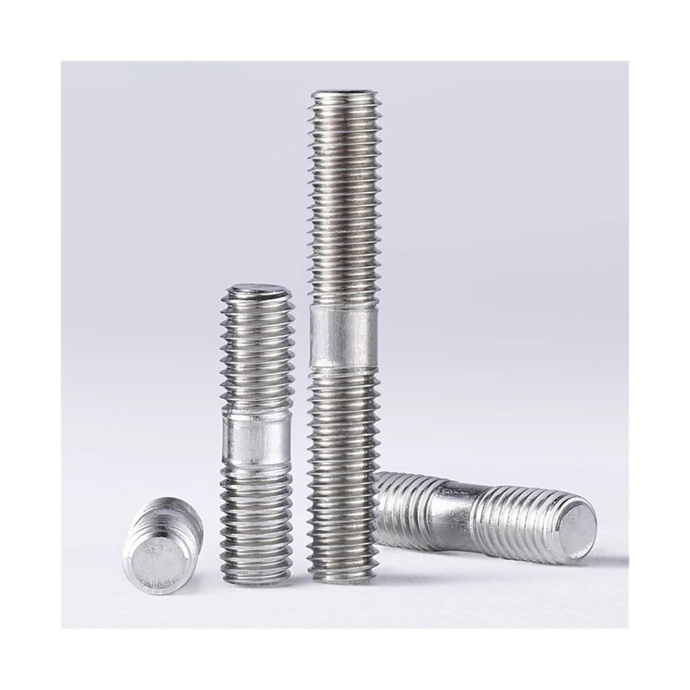 M12 Double End Thread Rod 4-Piece 40-100mm Length M12x90mm Thread 304 Stainless Steel Dual Head Rod Bolts-image-OPC-PMQGNNN-NEW