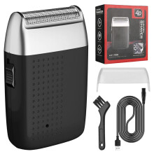 Powerful Barber Electric Shaver For Men Hair And Beard Reciprocating Black For Bald Head Shaving
