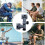 Umbrella Mounting Clamp Multi-Angle Rotating, Stable Attachment For Strollers, Trolley Clip, Reusable Rod Door Support 4