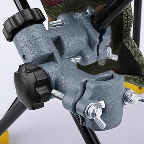 Umbrella Mounting Clamp Multi-Angle Rotating, Stable Attachment For Strollers, Trolley Clip, Reusable Rod Door Support 2